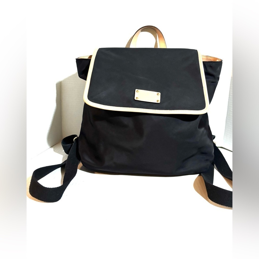 Kate Spade Black and Tan Backpack